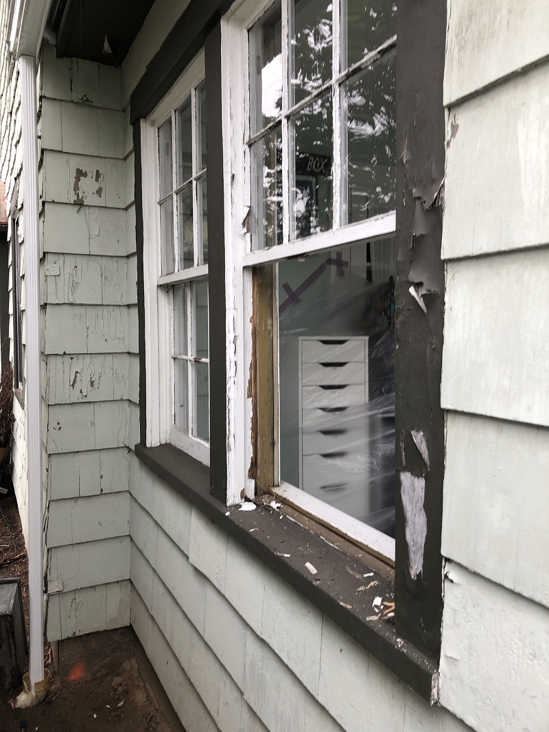 The old windows were falling apart